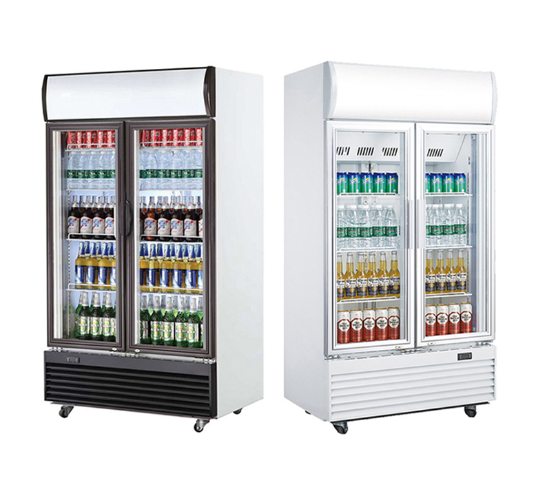 cola display refrigerator